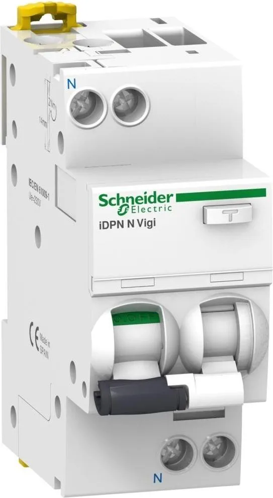 Schneider Electric Acti9 iDPN N Vigi 6kA 1P+N 16A B 30mA A (A9D56616)