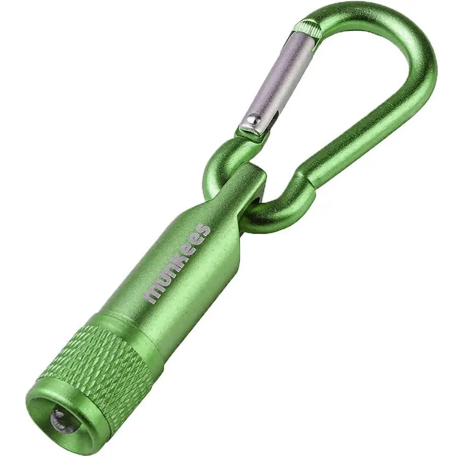 Munkees 1076 брелок-фонарик LED with Carabiner grass green (1076-GG)