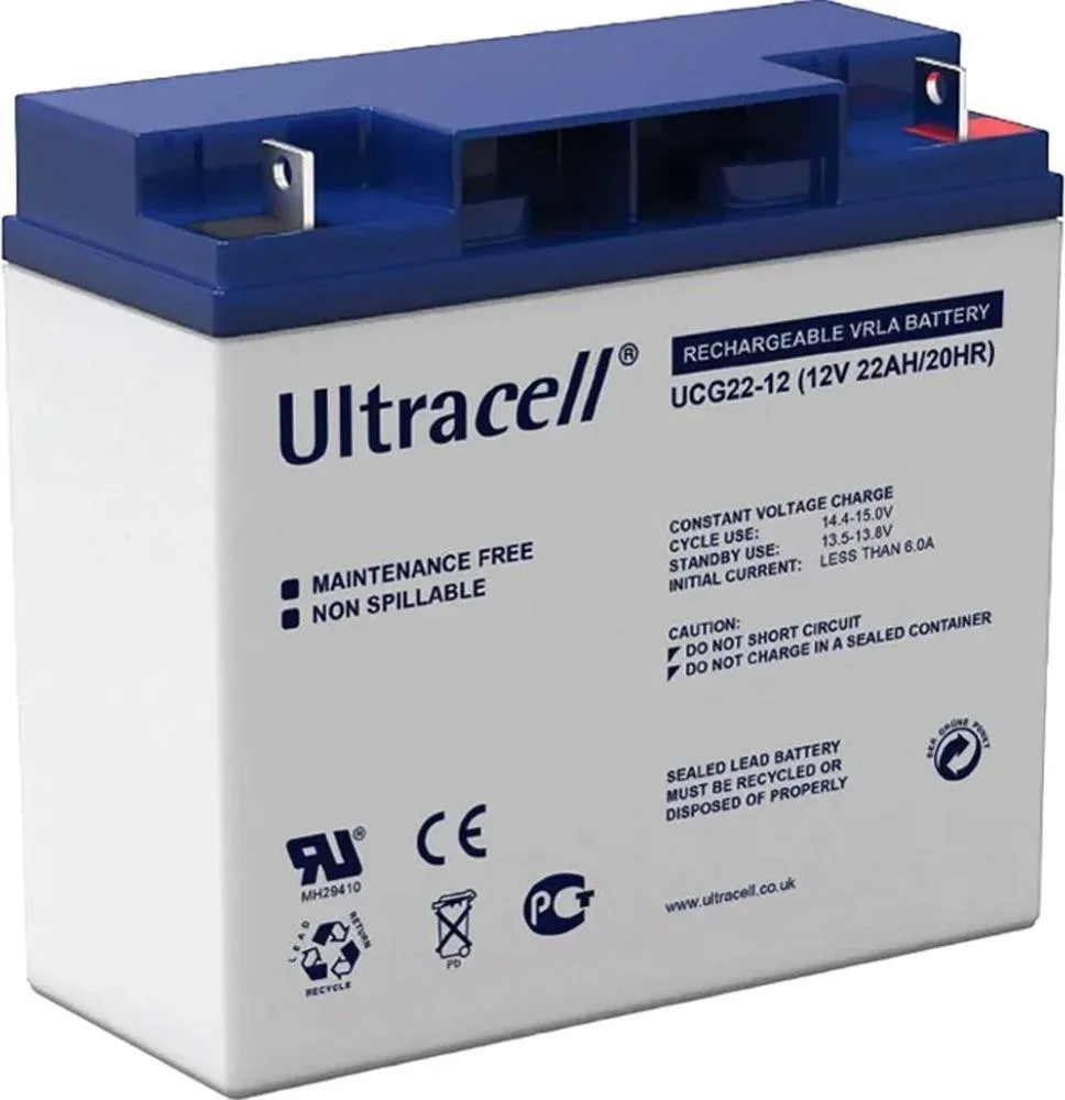 Ultracell UCG22-12 GEL 12V 22Ah