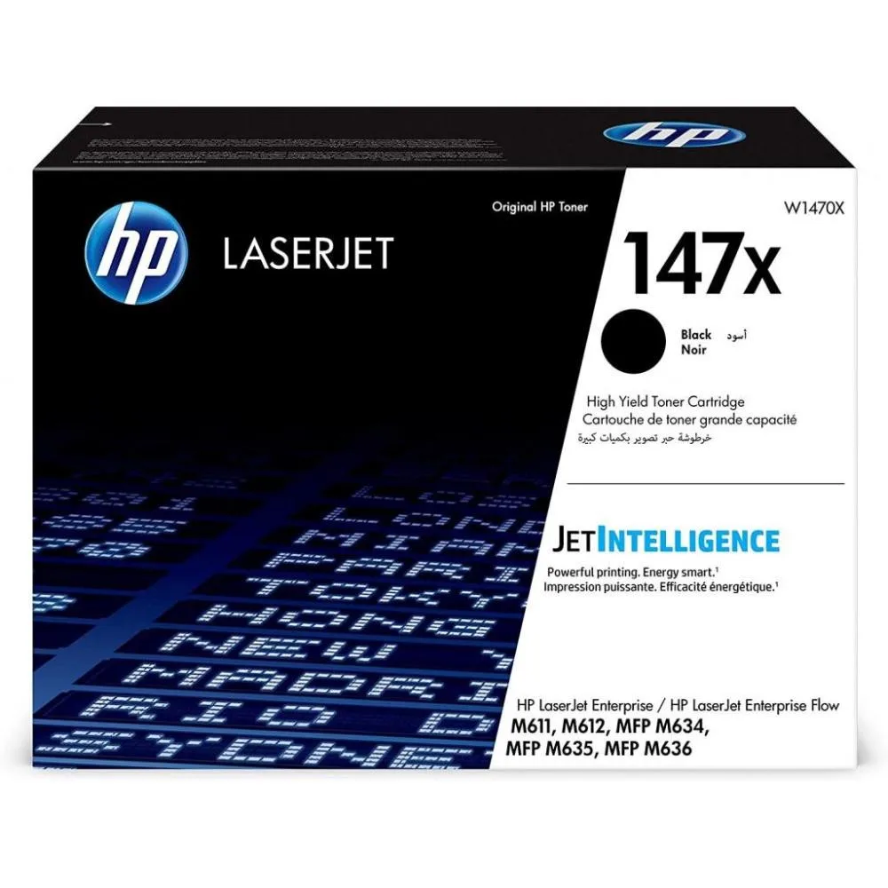 Картридж HP 147X LJ MFP M611/M612/M635/M636 Black (25 200стор) (W1470X)