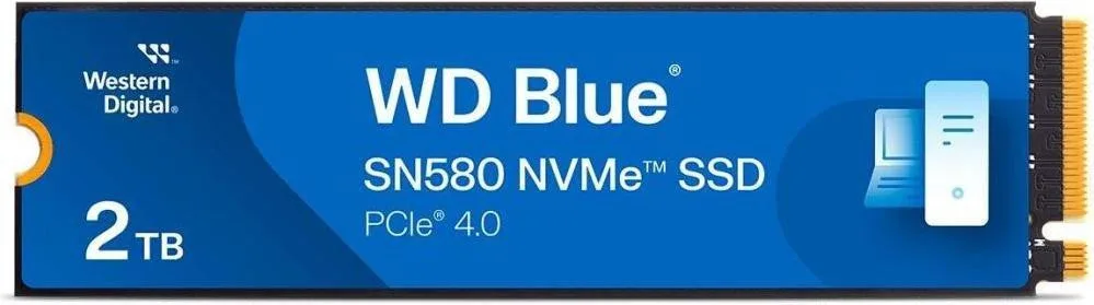 Накопичувач SSD WD Blue SN580 NVME 2 TB (WDS200T3B0E)