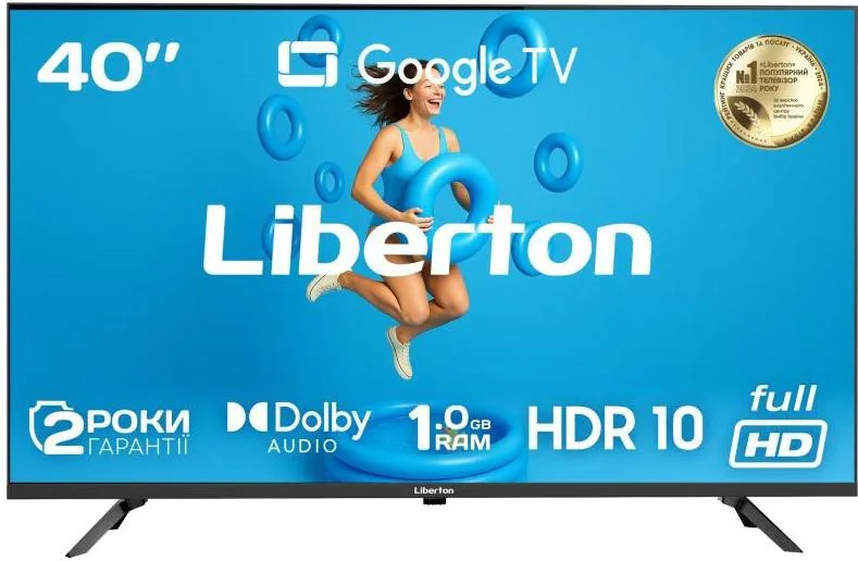 Телевізор Liberton діагональ 40" FHD LTV-40F02GT (PG-LTV40F02GT)