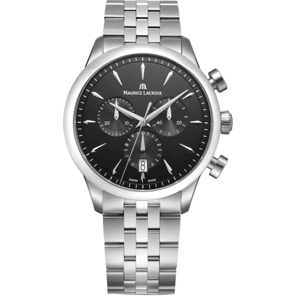 Годинник Maurice Lacroix 1975 Quartz Chronograph 40mm 751038-SS002-330-1
