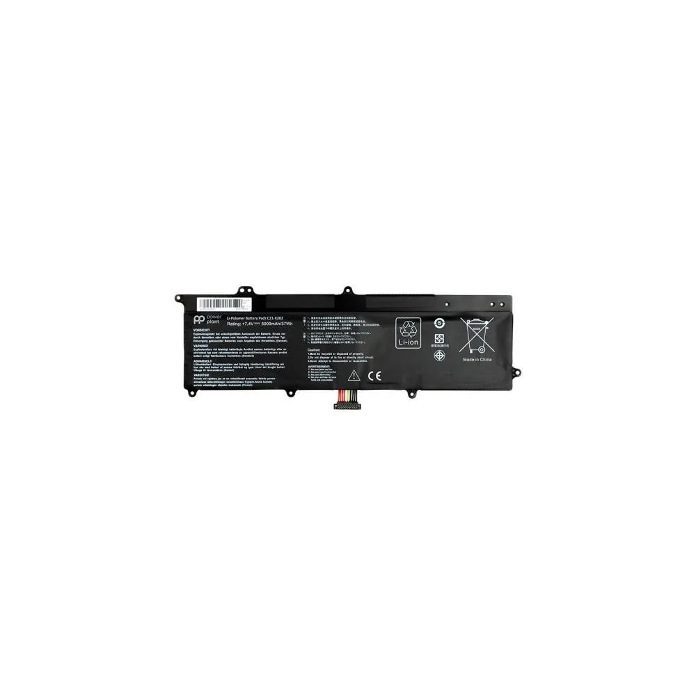 Акумулятор PowerPlant для ноутбуків Asus VivoBook S200E Series (C21-X202) 7.4V 5000mAh (NB430888)