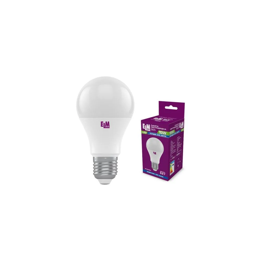 ELM B65 15W PA10S E27 4000K (18-0194)