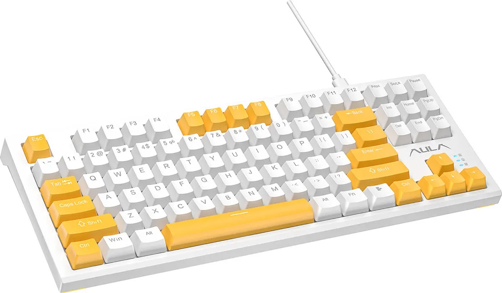 Клавиатура Aula F3032 KRGD Brown White (6948391201757)