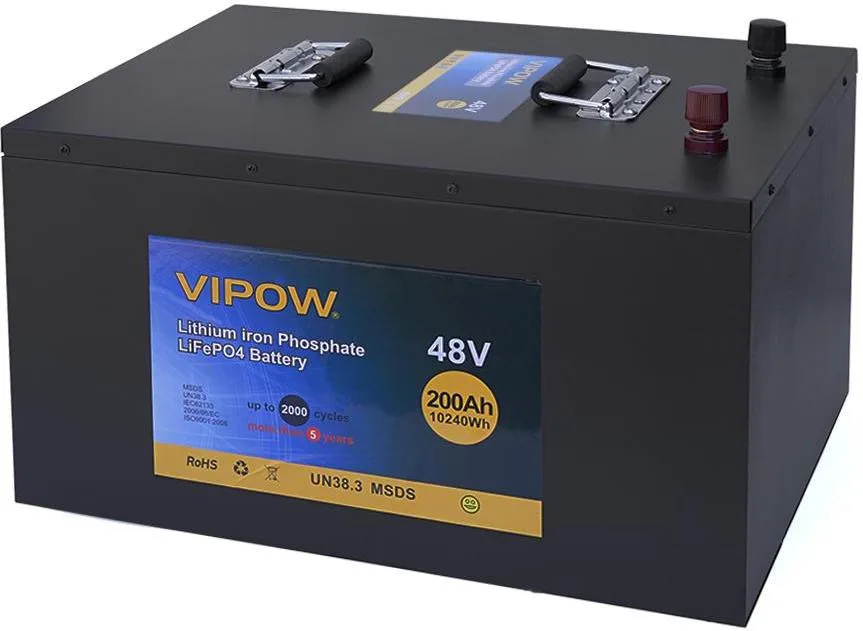 Vipow LiFePO4 51,2V 100Ah (LiFePO4512-100/80)