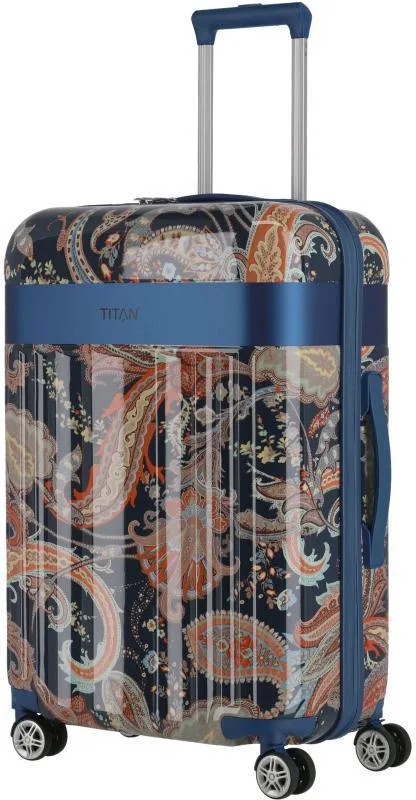 Валіза Titan SPOTLIGHT FLASH/Paisley Blue Ti831405-20 (Середня)