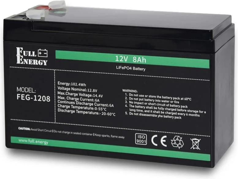 Full Energy FEG-1208 12V 8Ah