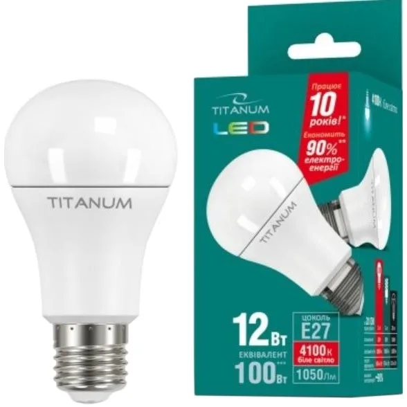 Titanum A60 12W E27 4100K 220V (TLA6012274)
