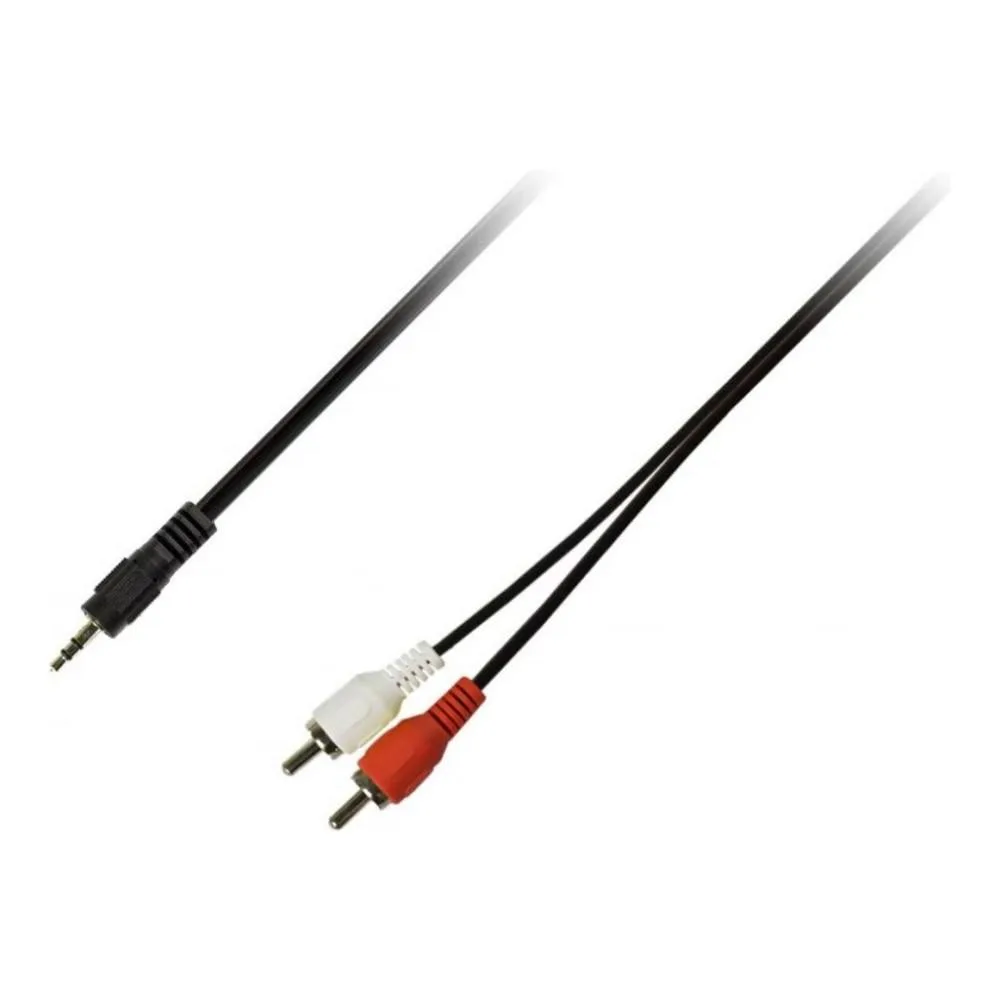 Piko AUX 3.5mm M-2xRCA M, 1.5м Black (1283126473890)