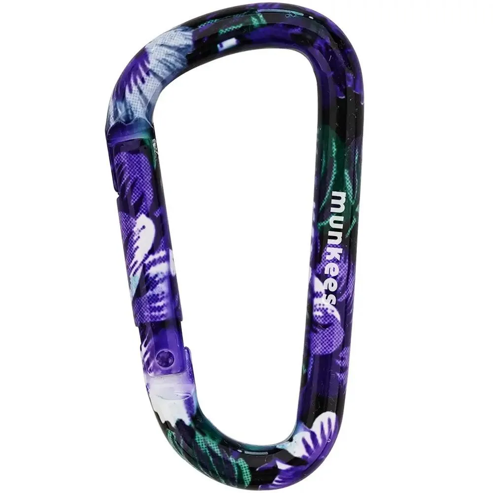 Munkees 3326 карабін Flower Purple 8 mm x 80 mm purple (3326-PR)