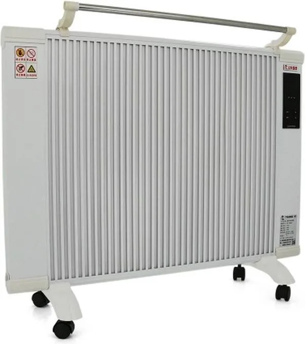 Конвектор електричний Nuankang NK-TXW600, LED-дисплей, електронний термостат, 220V/0.6kW, 5-10 м², Box + перехідник на євророзетку (Y-20095)