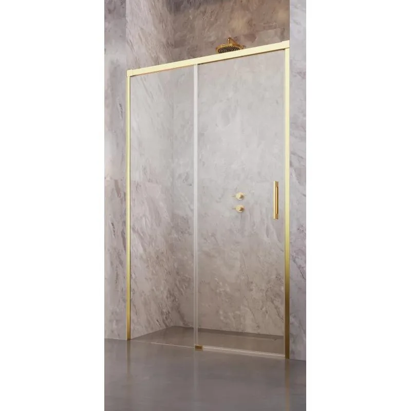 Душові двері Radaway Idea DWJ Gold 387017-09-01L (130 см, лівостороння, скло прозоре, профіль золотий)