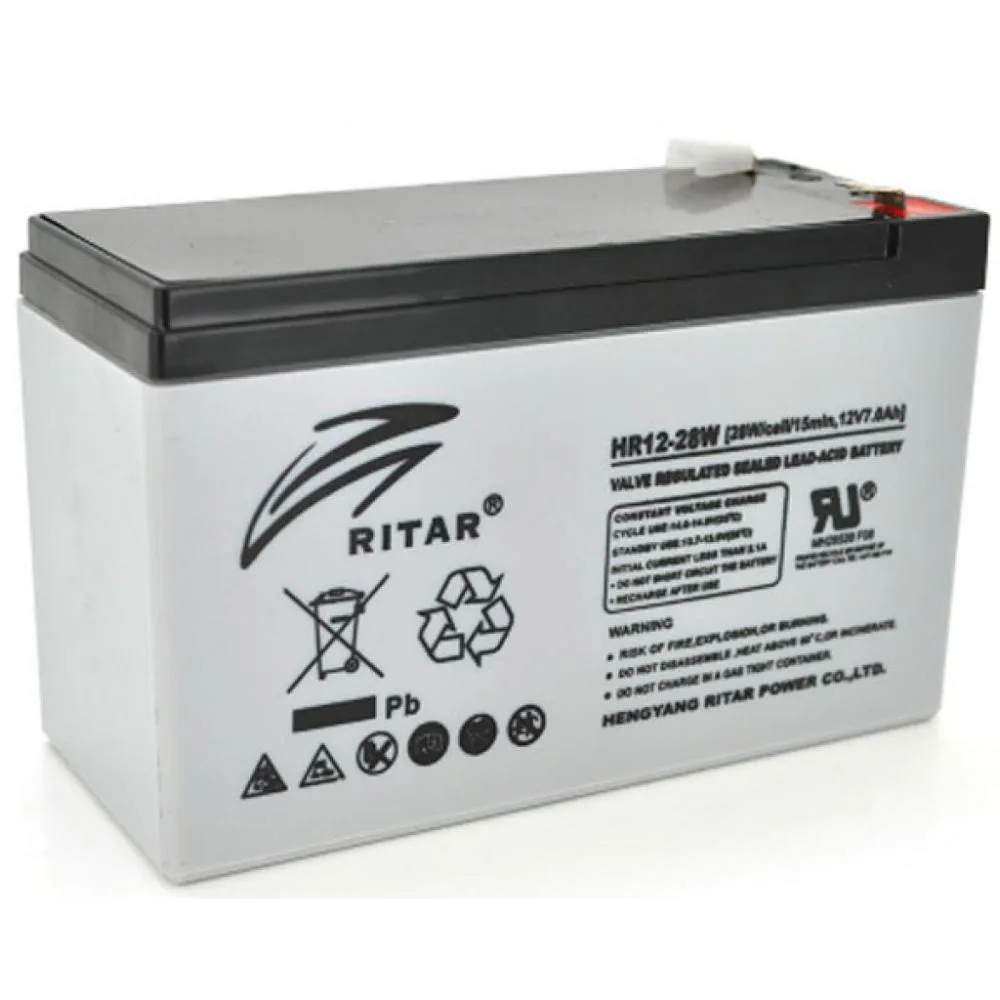 Ritar AGM HR1228W, Gray Case, 12V 7.0Ah