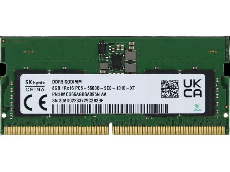Пам'ять SO-DIMM DDR5 8GB 5600 Hynix original C46 (HMCG66AGBSA095N)
