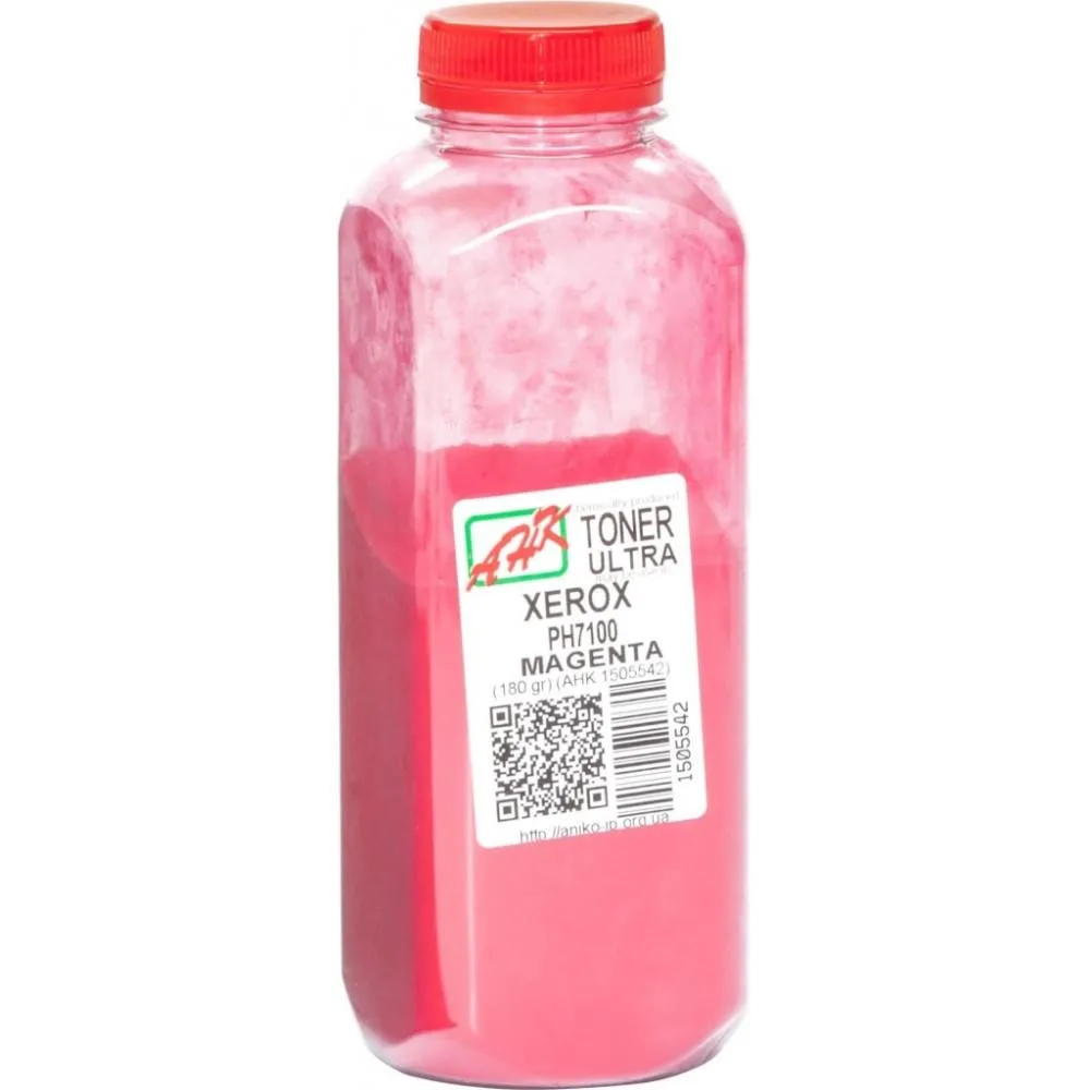 Тонер АНК для Xerox Phaser 7100 бутыль 180г Magenta (1505542) ULTRA COLOR