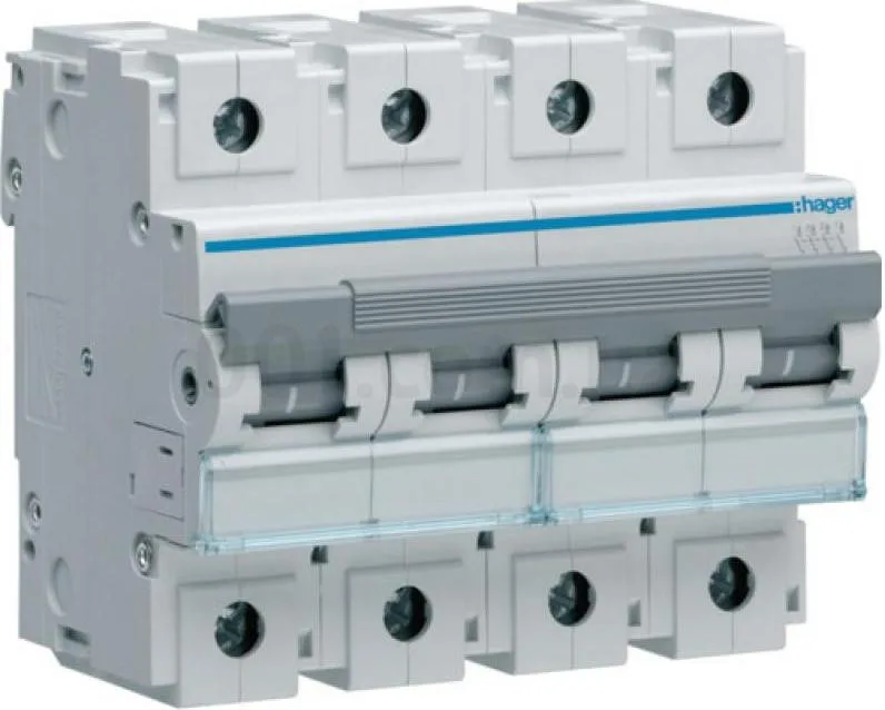 Hager 4P 10kA C-80A 6M (HLF480S)