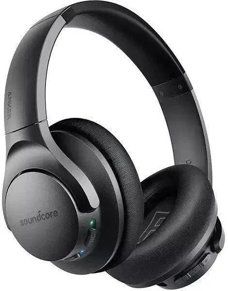 Навушники з мікрофоном Anker SoundCore Q20 Hybrid ANC Black (A3025314)