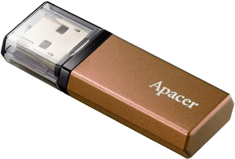 USB флеш накопичувач Apacer 32GB AH25C Classical Bronze USB 3.2 (AP32GAH25CJ-1)
