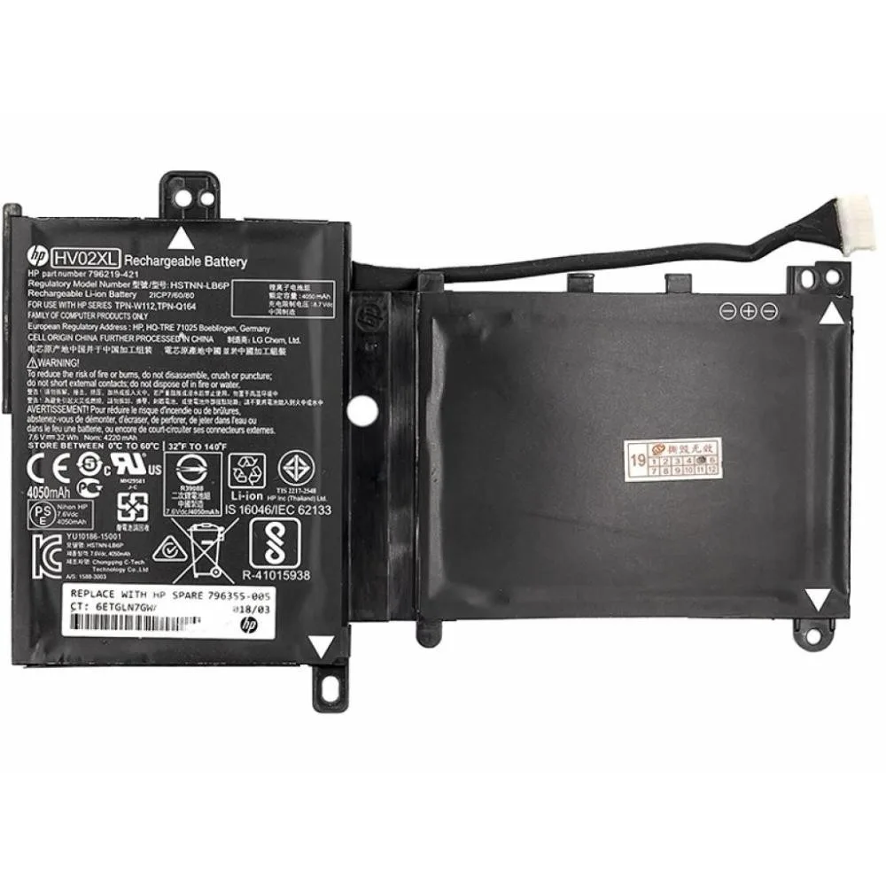 Акумулятор для ноутбуків HP Pavilion X360 11-K (HV02XL) 7.6V 32Wh (original) (NB461172)