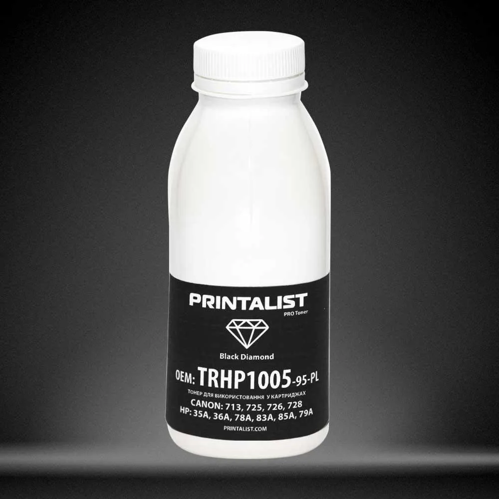 Тонер HP LJ P1005/1006/1505, 95г Black Printalist (TRHP1005-95-PL)