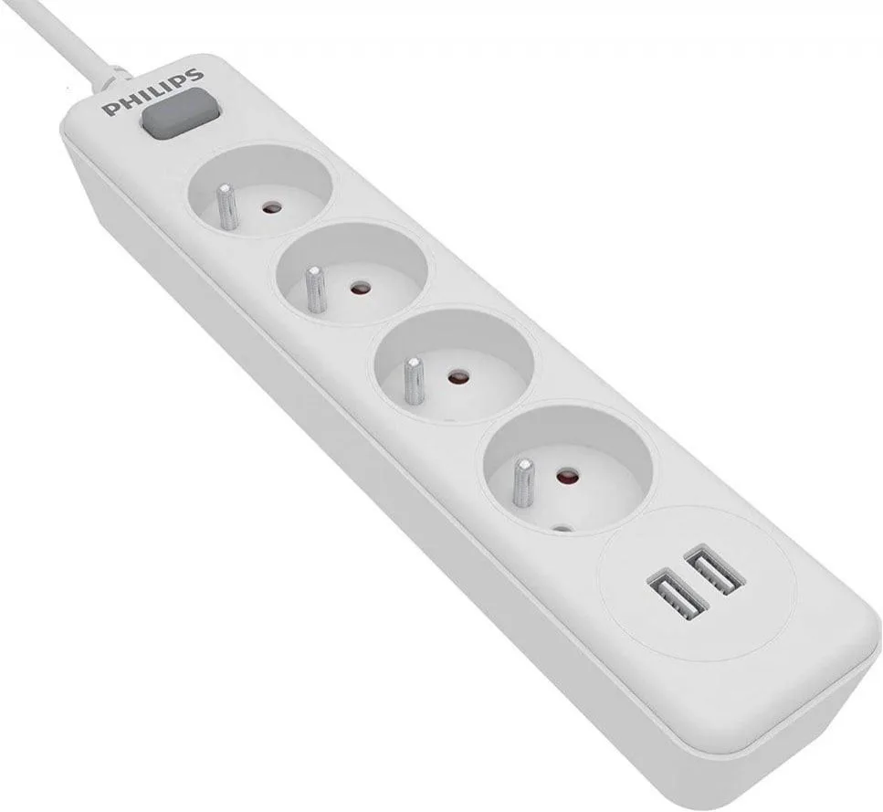 Мережевий фільтр-подовжувач Philips SPN3042WA/19 (PG-SPN3042WA19)
