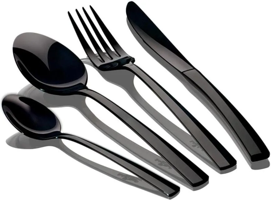 Набір столових приборів 24 предмети Berlinger Haus Matte Black Collection (BH-3080) (M-BH-3080)
