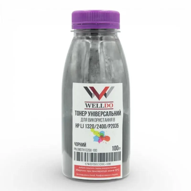 Тонер HP LJ 1320/1160/ STATIC CONTROL 100г/фасовка Welldo (UWDTH1320U-100)