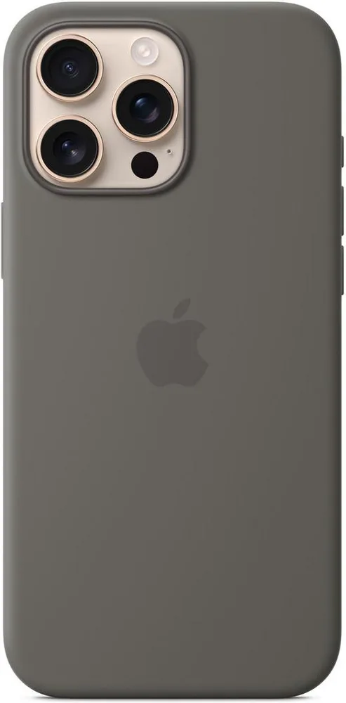 Чохол-накладка Apple Silicone Case with MagSafe для Apple iPhone 16 Pro Max Stone Gray (MYYV3)