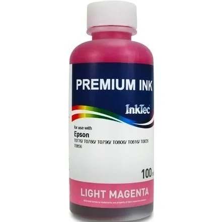 Чорнило InkTec Epson R270/290 RX590/610/690 Light Magenta (E0010-100MLM)