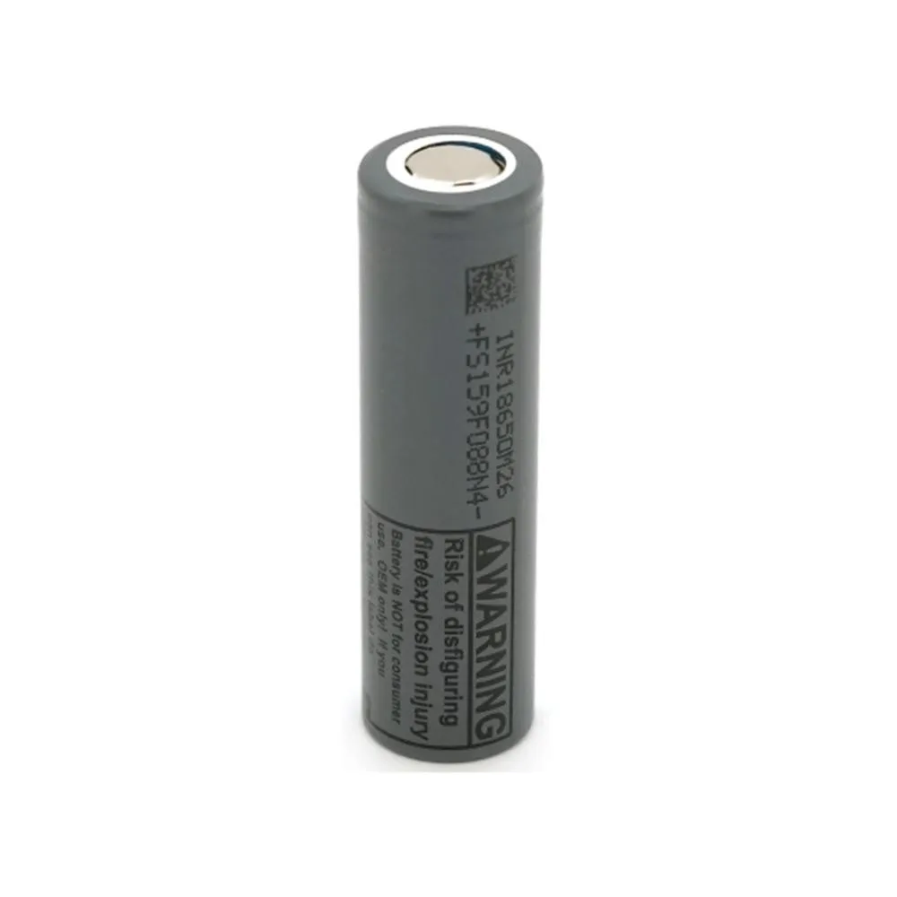 Акумулятор 18650 Li-Ion LG INR18650M26, 2600mAh, 10A, 4.2/3.65/2.75V GREY, OEM