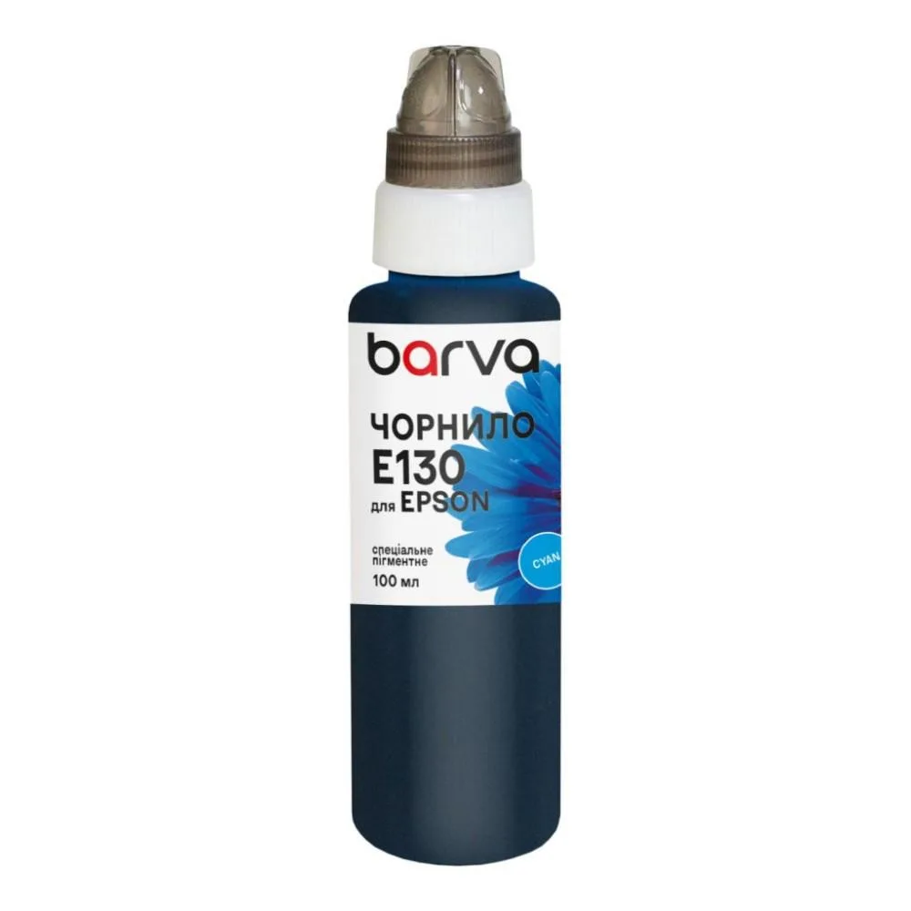 Чорнило Barva Epson T0732/T0922/T1292/T1302 100 мл, special, pigmented cyan (E130-528e)