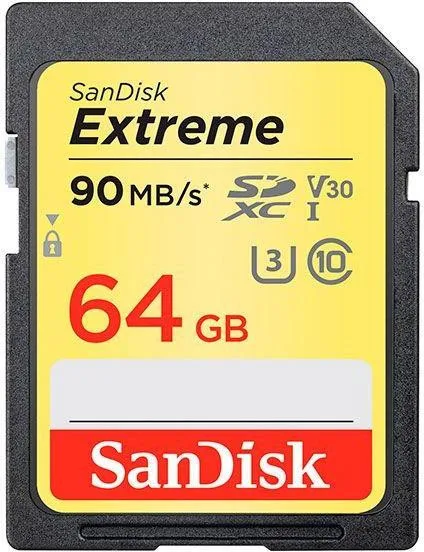 Карта пам'яті SANDISK 64GB SDXC class 10 UHS-I Extreme (SDSDXV6-064G-GNCIN)