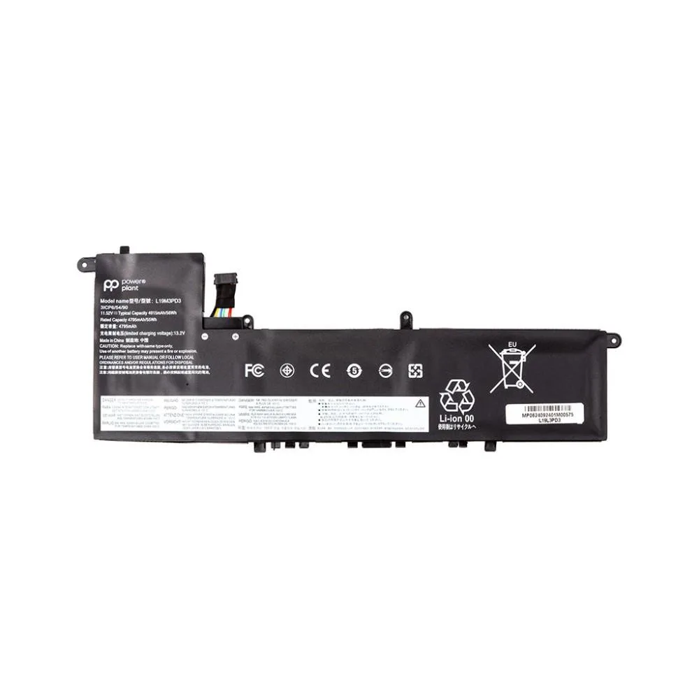Акумулятор PowerPlant для ноутбуків LENOVO Ideapad S540-13API (L19M3PD3) 11.52V 4915mAh