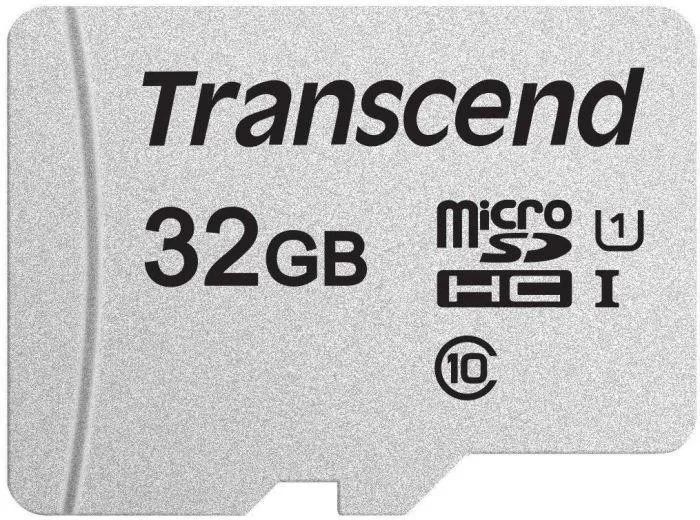 Карта пам'яті Transcend microSD 32GB C10 UHS-I R100/W20MB/s (TS32GUSD300S)