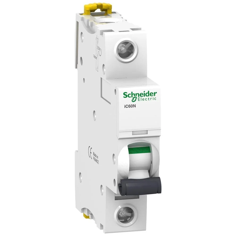 Schneider Electric Acti9 iC60N, 1P, 16A, 6kA, B (A9F78116)