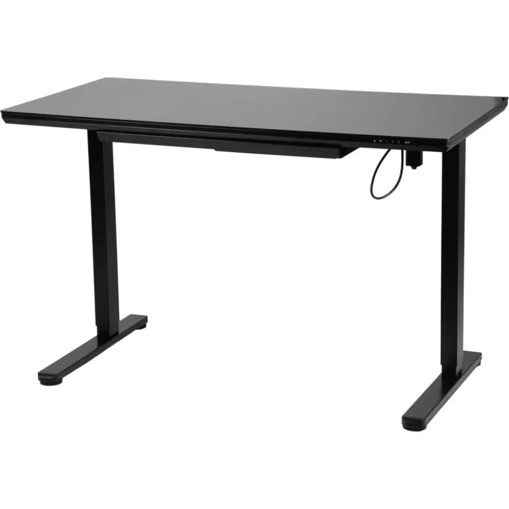 Комп'ютерний стіл Barsky StandUp black glass 1200*600 (BST-11new)