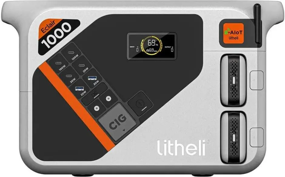 Зарядна станція Litheli 1800 Вт, 1069 Вт·год, LiFePO4, + 2 Power Bank (U20EH17-0U200)