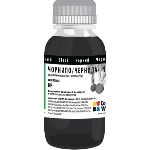 Чорнило ColorWay HP №121/129 100ml Black (CW-HW350BK01)
