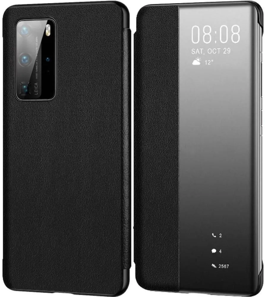 Чохол для смартфона Smart View Flip Cover Huawei P40 Pro Black (51993781)