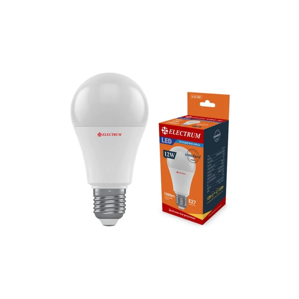 Electrum A60 12W PA LS-V10 Е27 4000K (A-LS-1427)