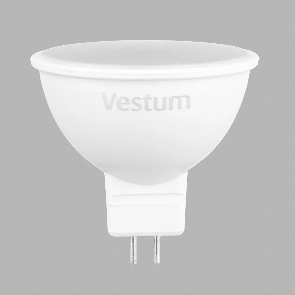 Лампочка Vestum MR16 5W 3000K 220V GU5.3 (1-VS-1504)