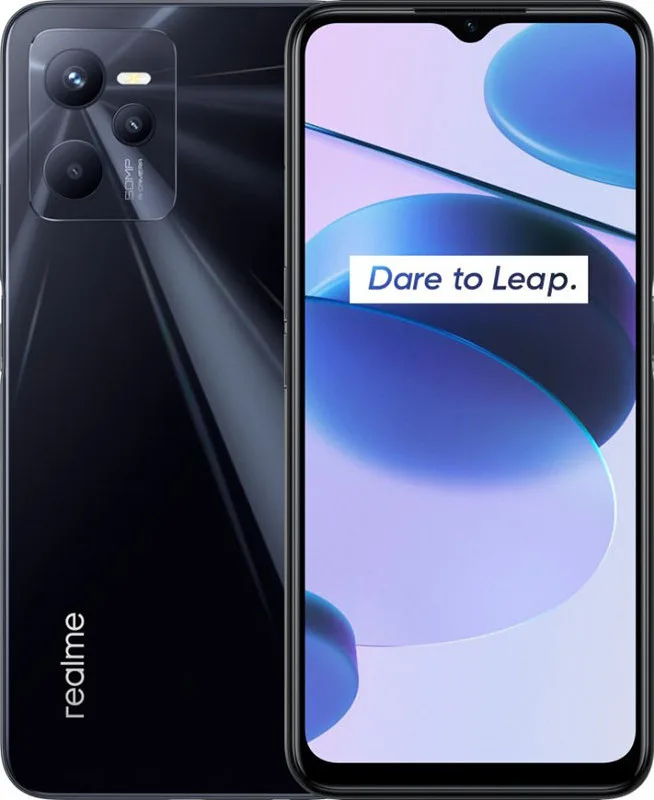 Смартфон realme C35 4/64GB Glowing Black EU no NFC (DE-101756)