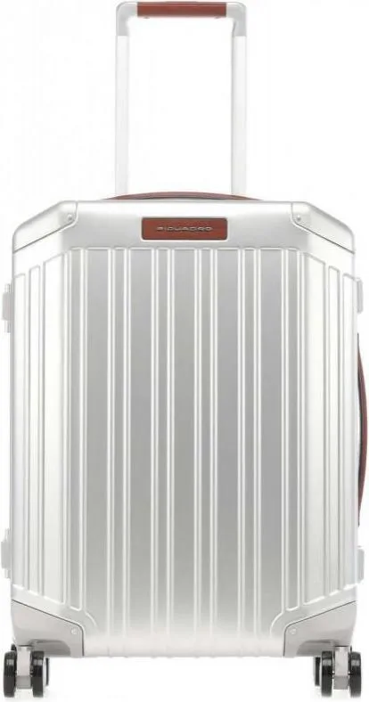 Валіза Piquadro Alu (ALU) Grey-Tobacco BV4425ALU_GRCU (Маленька)