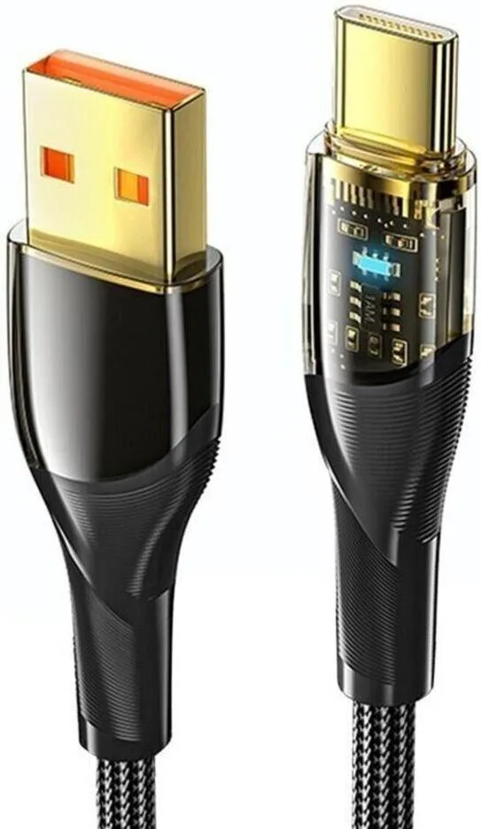 Дата кабель USB 2.0 AM to USB-C 2.0m 7A black Essager (EXCT-XJA01-P)