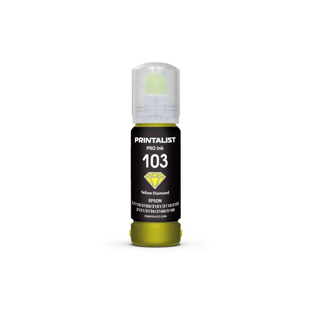 Чернило PRINTALIST 103 для Epson L3100/3110/3150 70г Yellow водорастворимое (PL103Y)