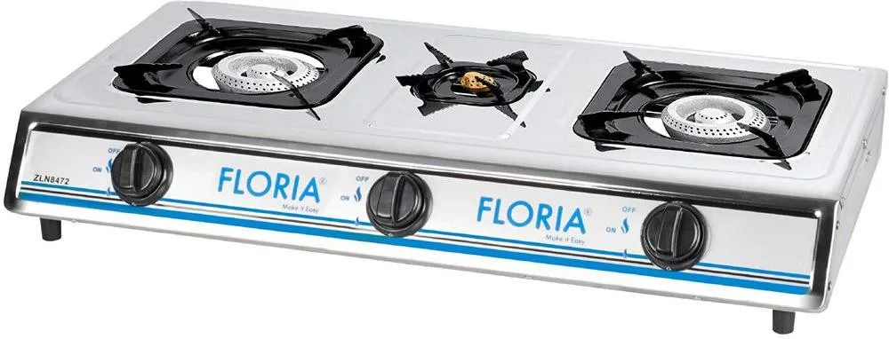 Газова плита Floria ZLN8472, 3 комфорки (Y-20673)