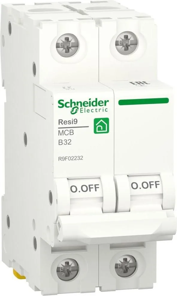 Schneider Electric RESI9 32A, 2P, B, 6kA (R9F02232)
