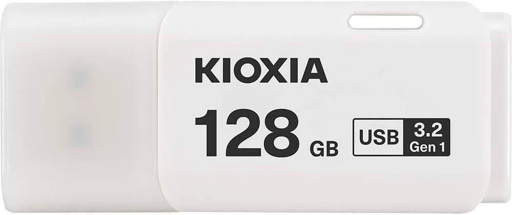USB флеш накопичувач Kioxia 128GB TransMemory U301 White USB 3.2 (LU301W128GG4)
